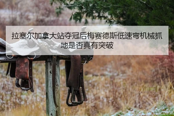 拉塞尔加拿大站夺冠后梅赛德斯低速弯机械抓地是否真有突破