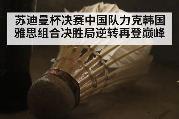 苏迪曼杯决赛中国队力克韩国雅思组合决胜局逆转再登巅峰
